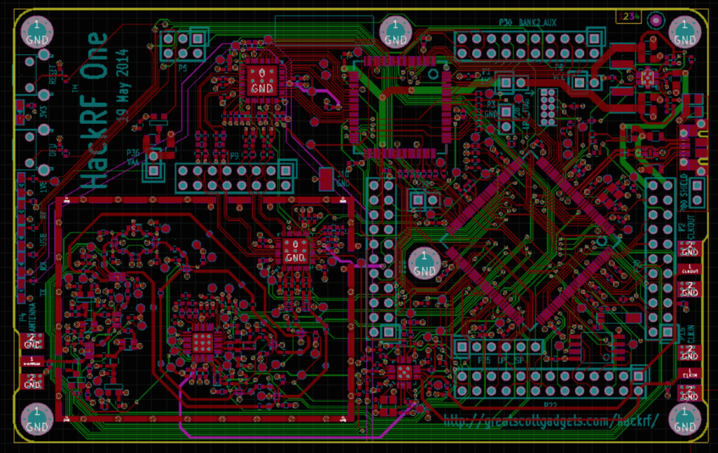 Принципиальная схема hackrf