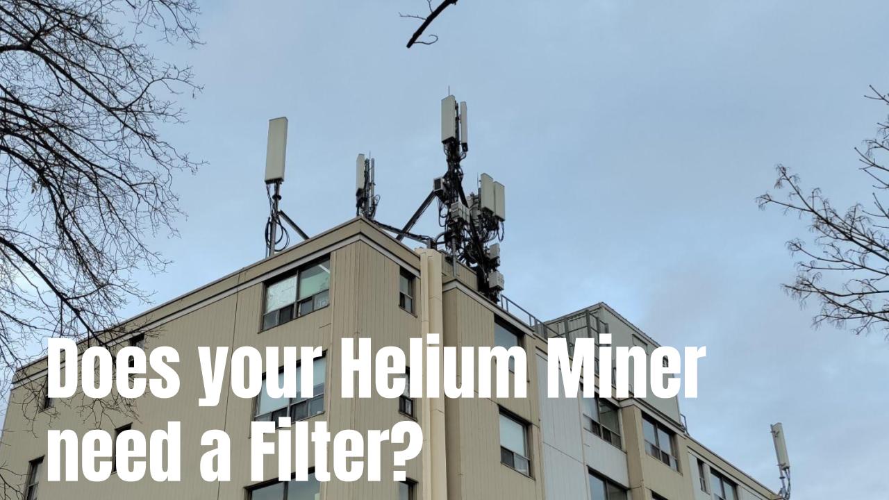 Does your Helium Miner Need a Filter