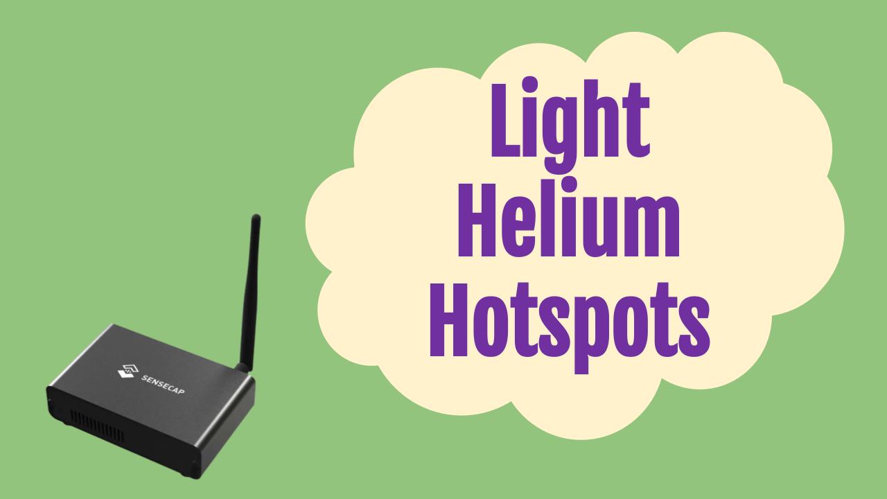Light Helium Hotspots