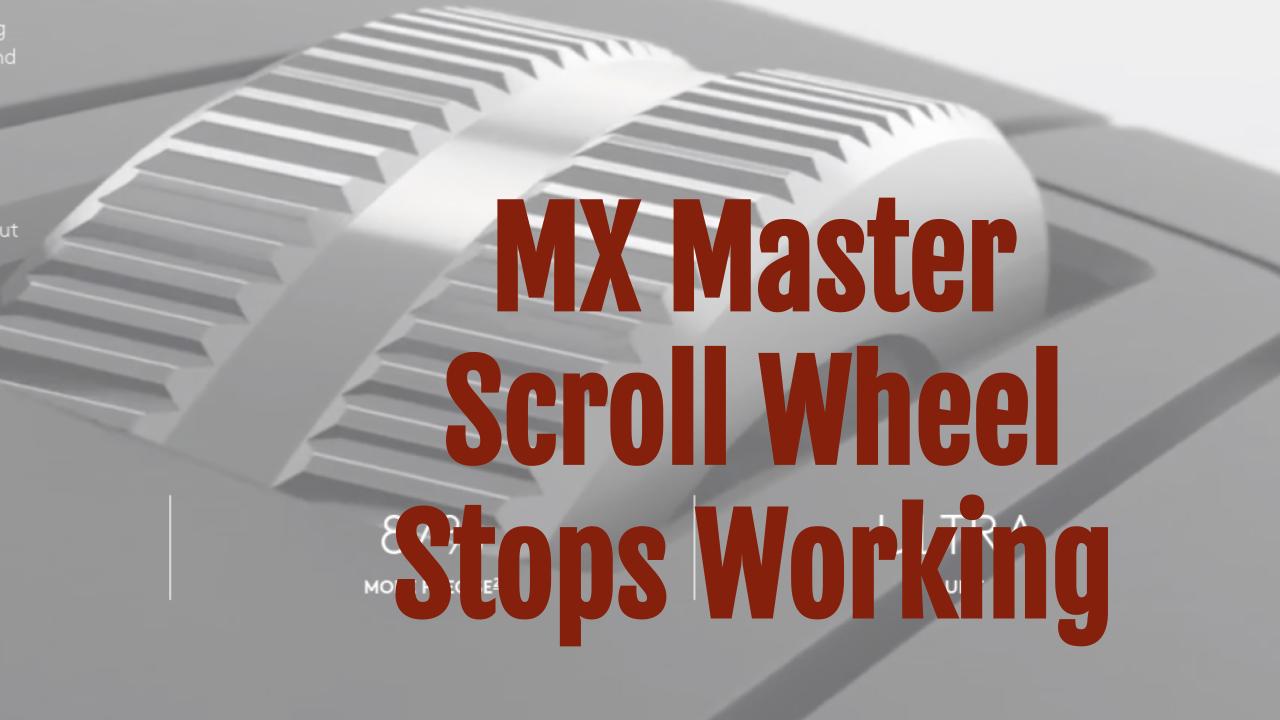 MX Master Scroll Wheel Stops Working