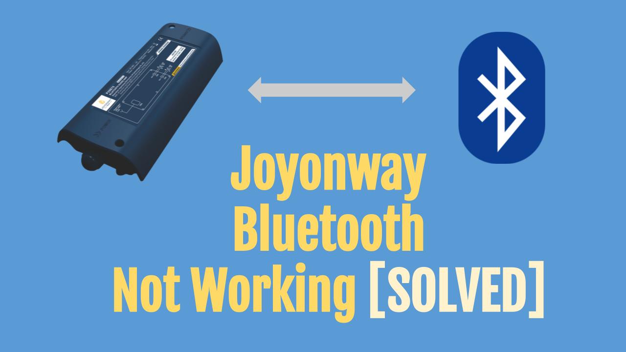 Joyonway Hot tub Bluetooth Not Working