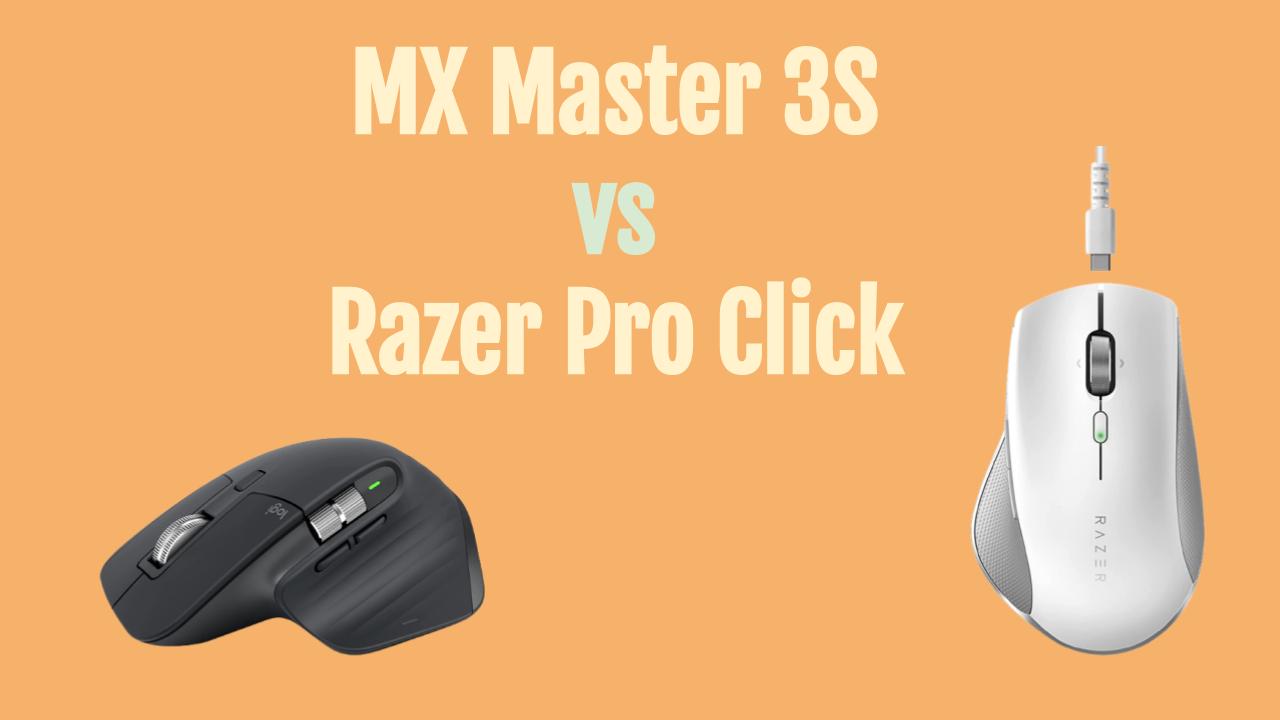 MX Mater 3 vs Razer Pro Click