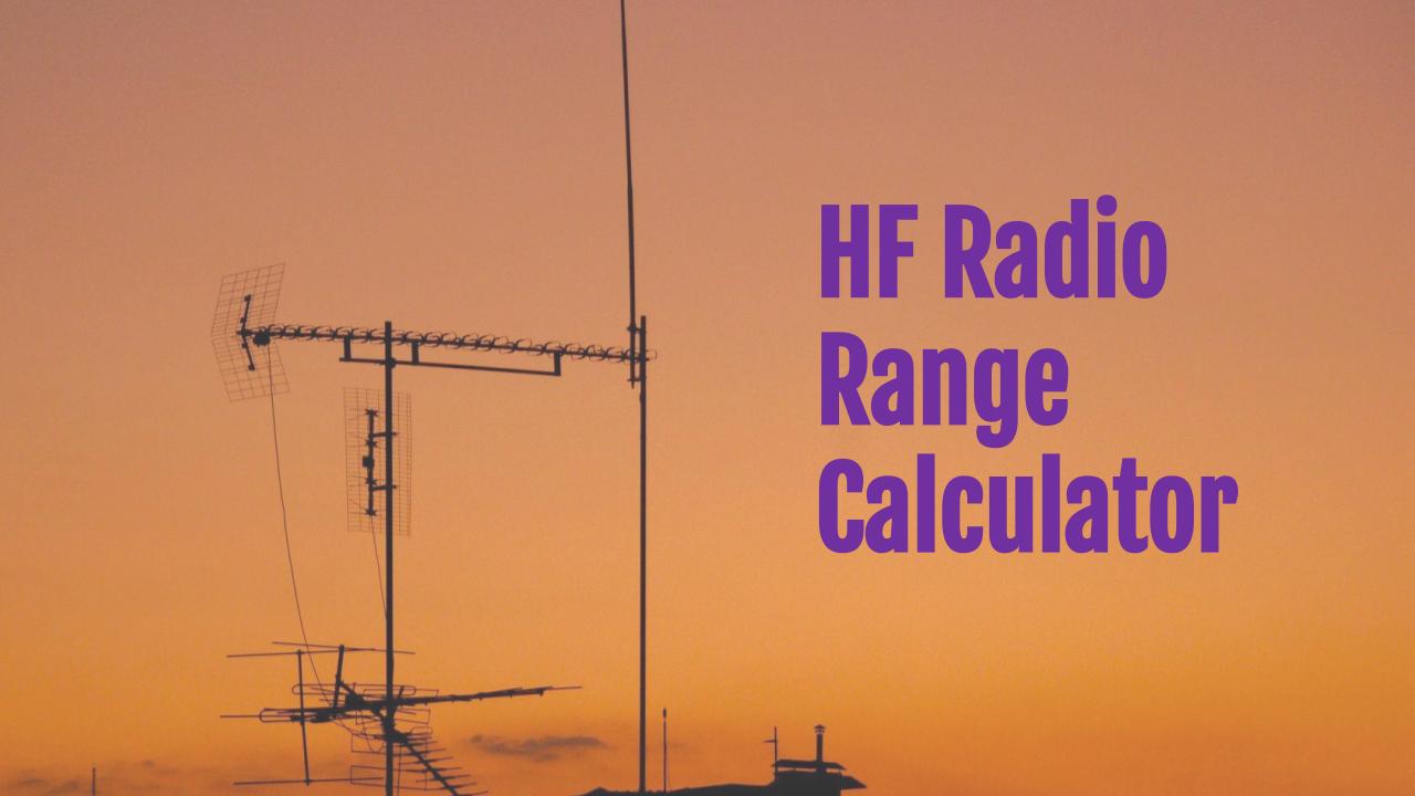 HF Radio Range Calculator