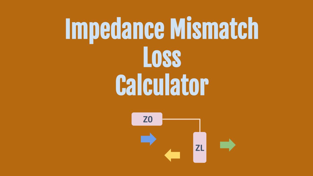 Impedance Mismatch Loss Calculator