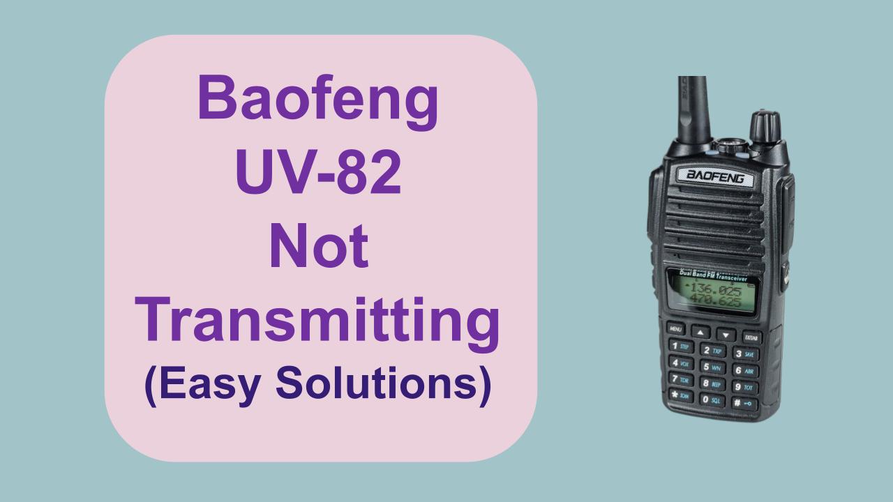 Baofeng Uv 82 Not Transmitting No Tx Onesdr ёяыь Technology