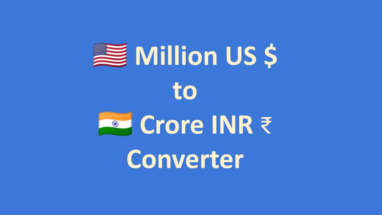 million-us-dollar-to-crore-rupees-converter-onesdr-technology