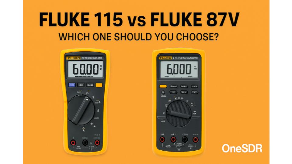 Fluke 115 vs 87V Multimeters - What's the difference? - OneSDR ...