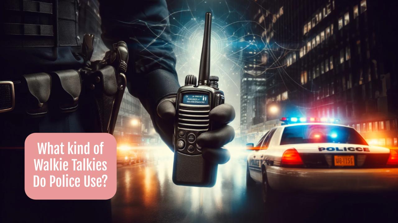 What Kind of Walkie Talkies Do Police Use? OneSDR A Technology Blog