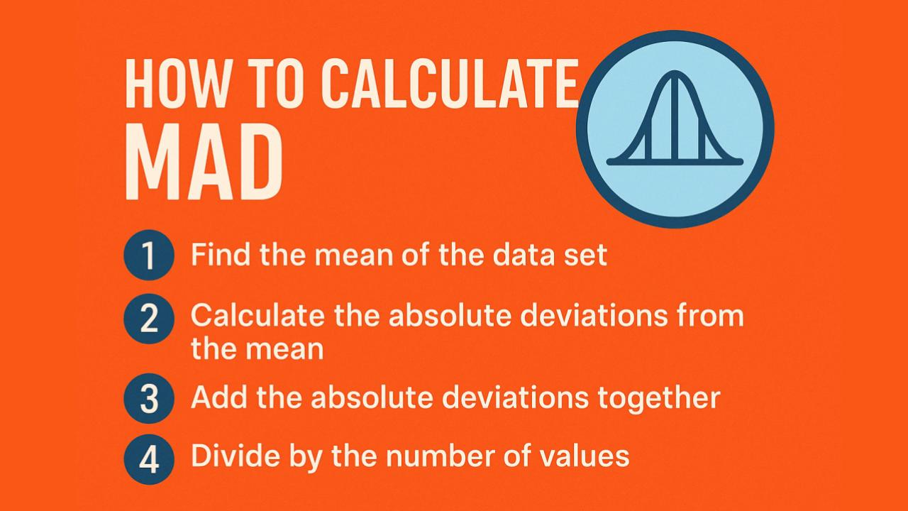 How to Calculate MAD (Mean Absolute Deviation) – A Simple Guide with ...