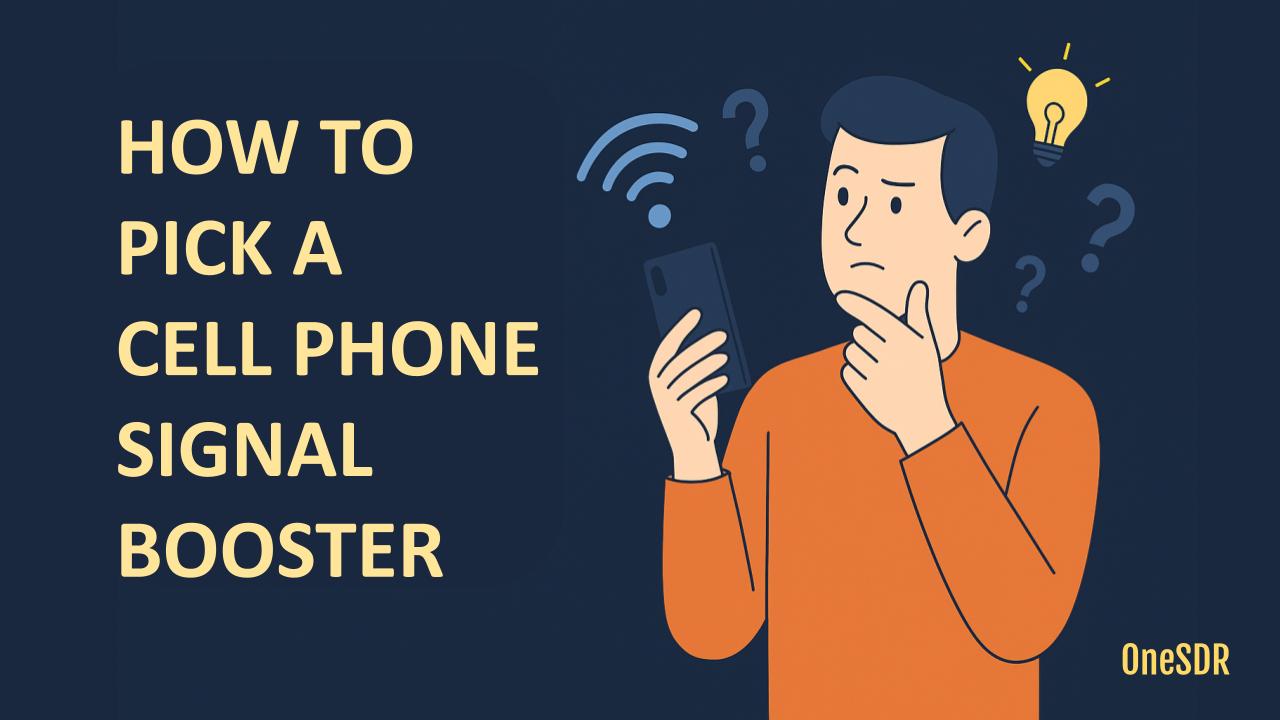 How to Pick a Cell Phone Signal Booster: The Complete Guide - OneSDR ...